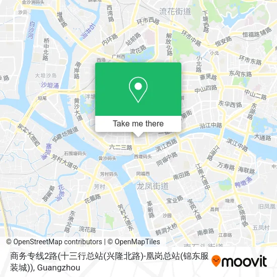 商务专线2路(十三行总站(兴隆北路)-凰岗总站(锦东服装城)) map