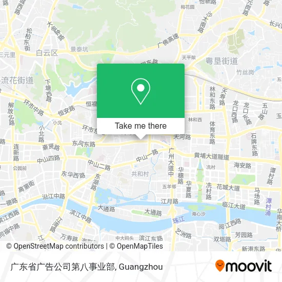广东省广告公司第八事业部 map