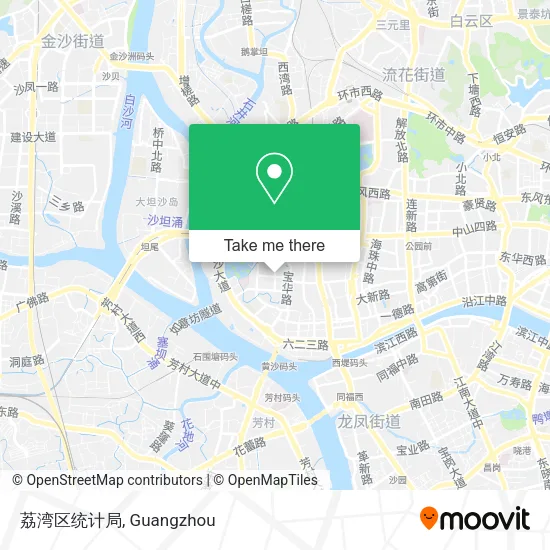 荔湾区统计局 map