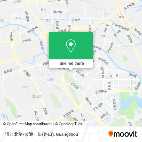 沿江北路/政通一街(路口) map