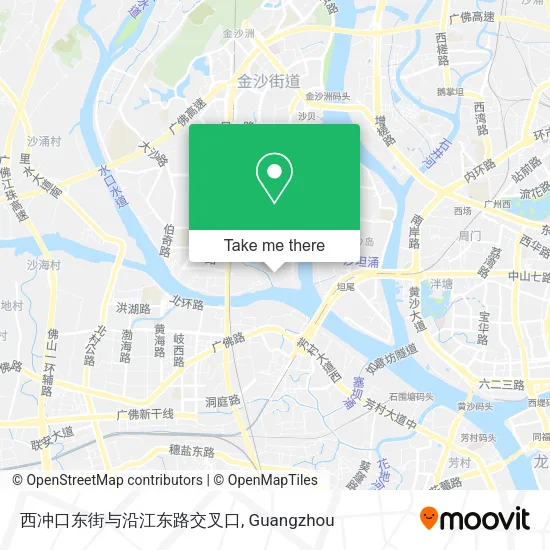 西冲口东街与沿江东路交叉口 map