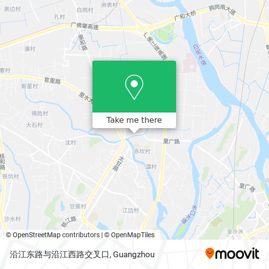 沿江东路与沿江西路交叉口 map