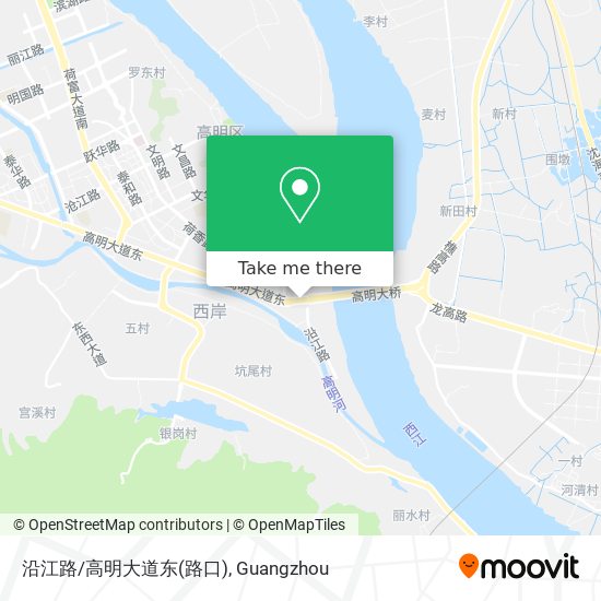 沿江路/高明大道东(路口) map
