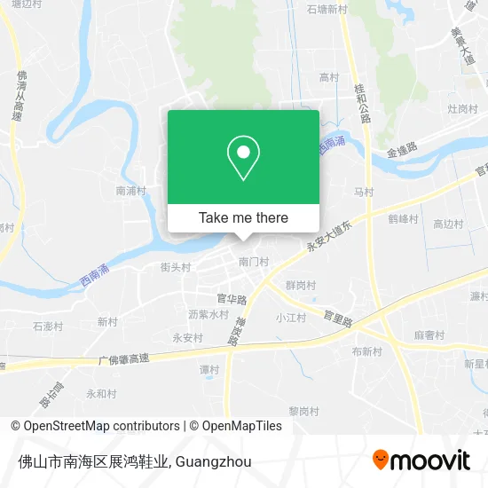 佛山市南海区展鸿鞋业 map
