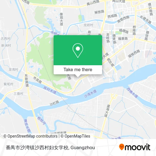 番禺市沙湾镇沙西村妇女学校 map