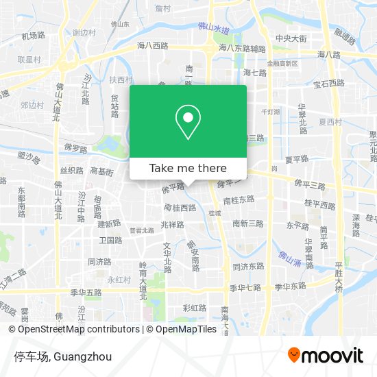 停车场 map