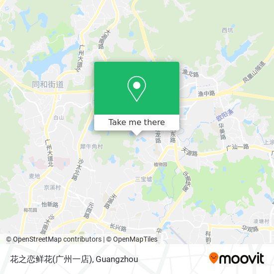 花之恋鲜花(广州一店) map