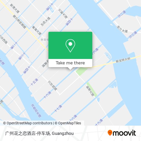 广州花之恋酒店-停车场 map