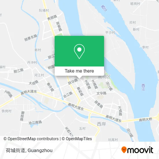 荷城街道 map