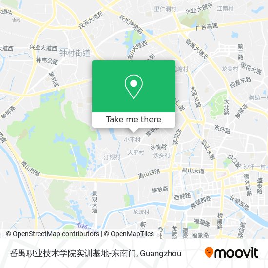 番禺职业技术学院实训基地-东南门 map