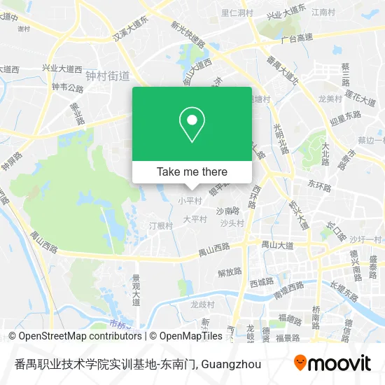 番禺职业技术学院实训基地-东南门 map