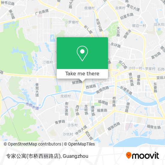 专家公寓(市桥西丽路店) map