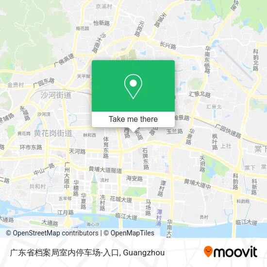 广东省档案局室内停车场-入口 map