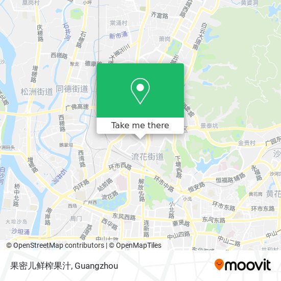 果密儿鲜榨果汁 map