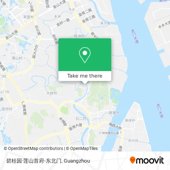 碧桂园·莲山首府-东北门 map
