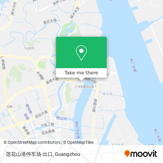 莲花山港停车场-出口 map