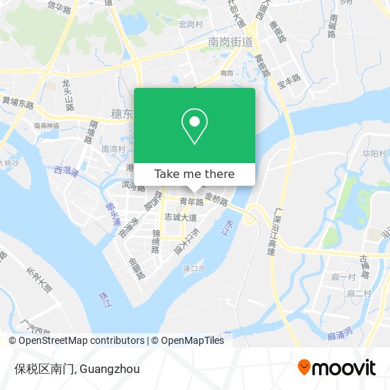 保税区南门 map