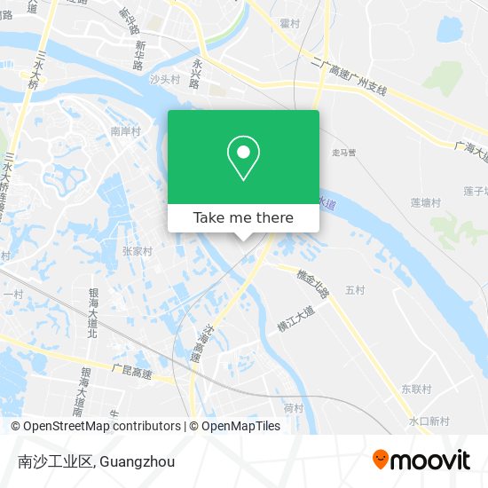 南沙工业区 map