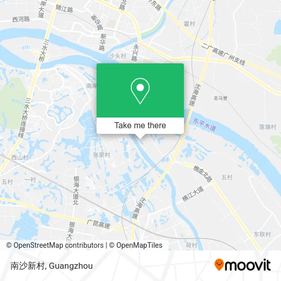 南沙新村 map