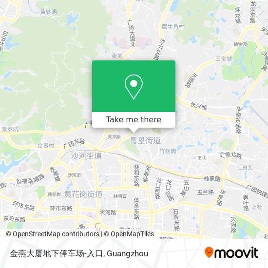 金燕大厦地下停车场-入口 map