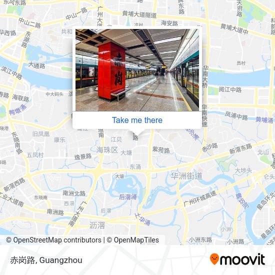 赤岗路 map