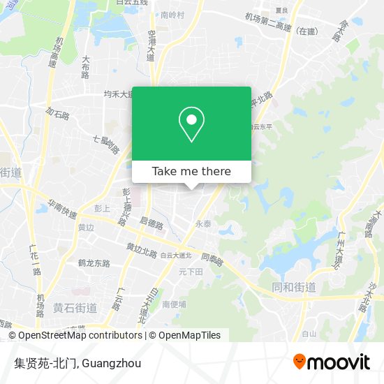 集贤苑-北门 map