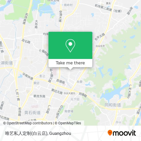 唯艺私人定制(白云店) map