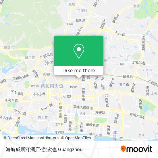 海航威斯汀酒店-游泳池 map