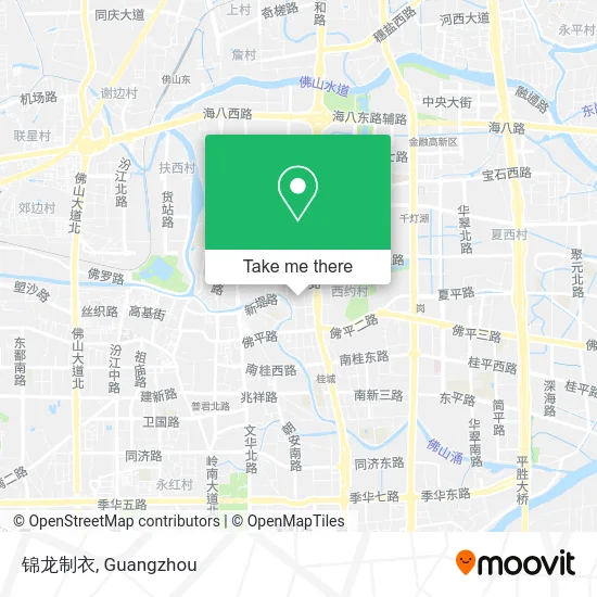 锦龙制衣 map