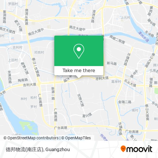 德邦物流(南庄店) map