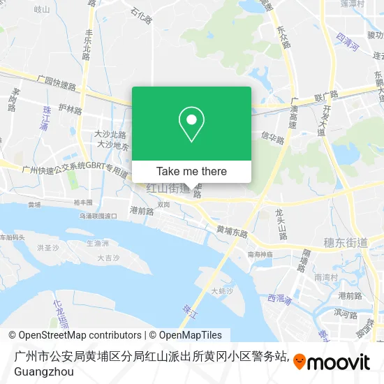 广州市公安局黄埔区分局红山派出所黄冈小区警务站 map