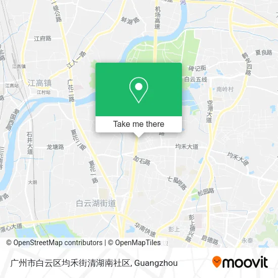 广州市白云区均禾街清湖南社区 map