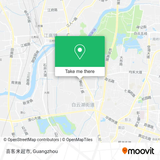 喜客来超市 map
