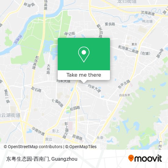 东粤生态园-西南门 map