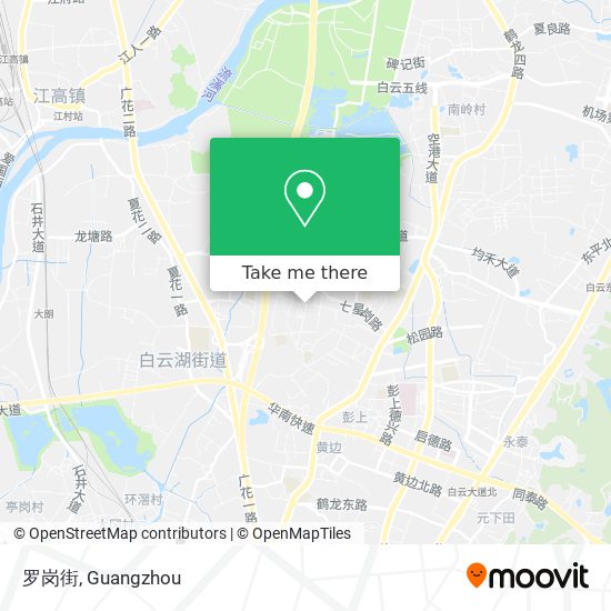 罗岗街 map