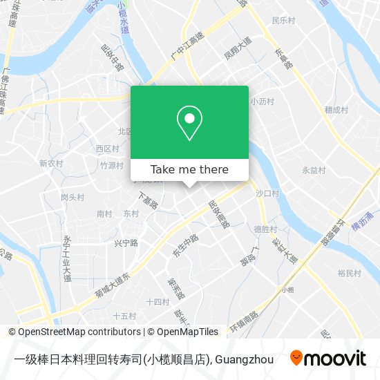 一级棒日本料理回转寿司(小榄顺昌店) map