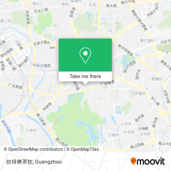 饮得爽茶饮 map