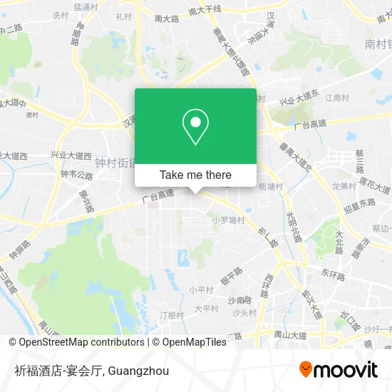祈福酒店-宴会厅 map