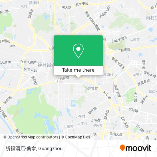 祈福酒店-桑拿 map