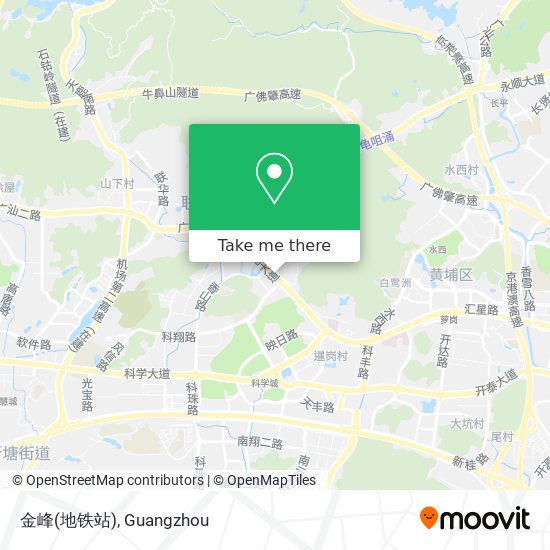 金峰(地铁站) map