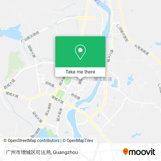 广州市增城区司法局 map