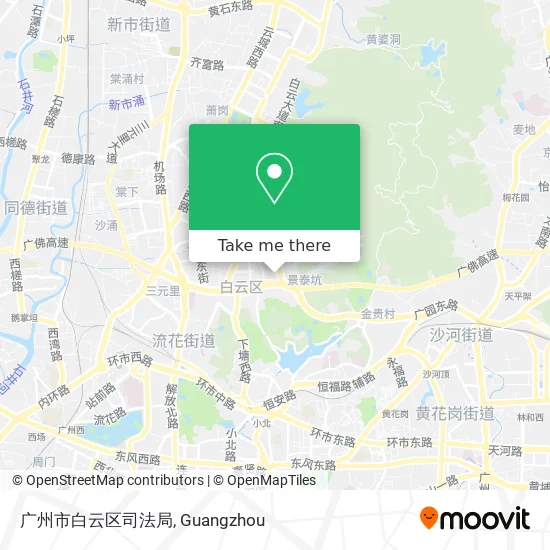 广州市白云区司法局 map