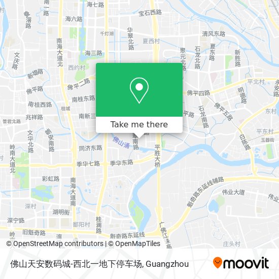 佛山天安数码城-西北一地下停车场 map