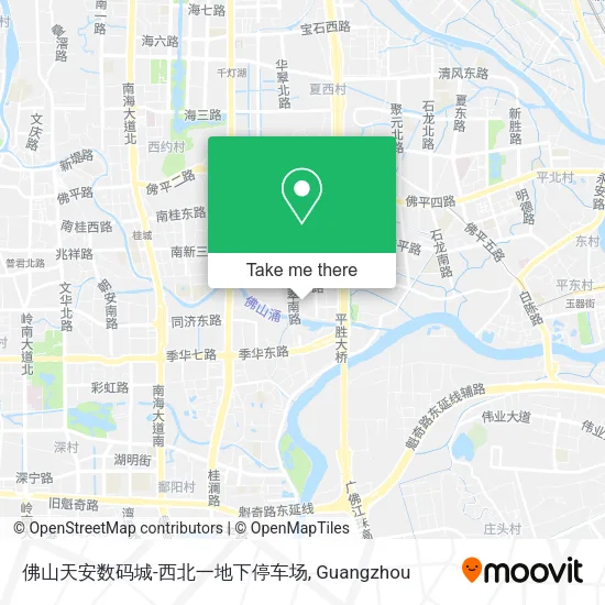 佛山天安数码城-西北一地下停车场 map