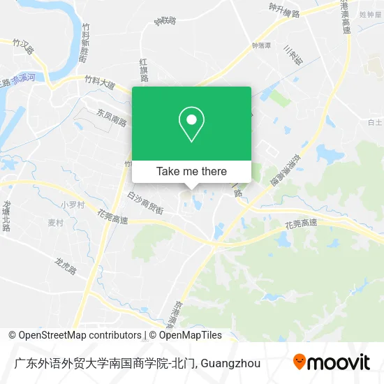 广东外语外贸大学南国商学院-北门 map