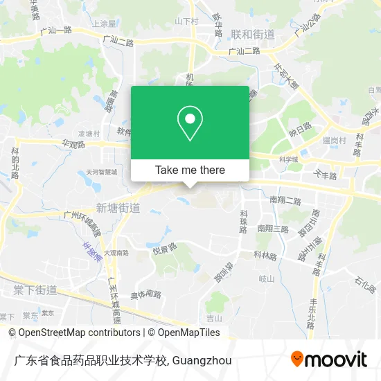 广东省食品药品职业技术学校 map