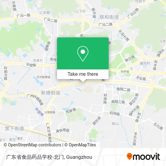 广东省食品药品学校-北门 map