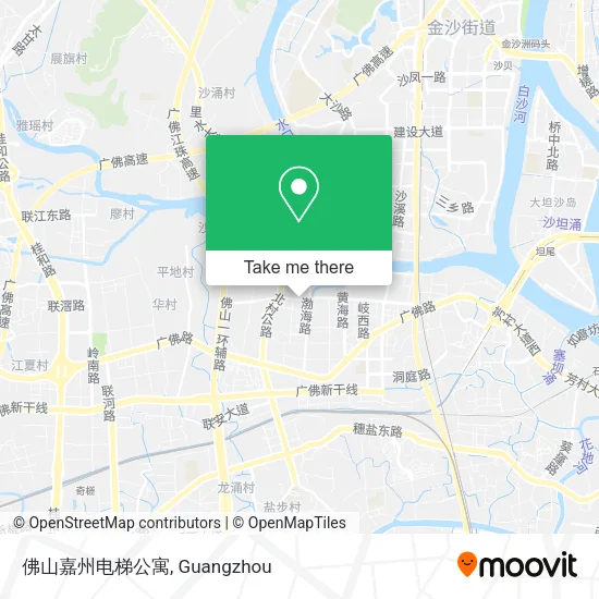 佛山嘉州电梯公寓 map