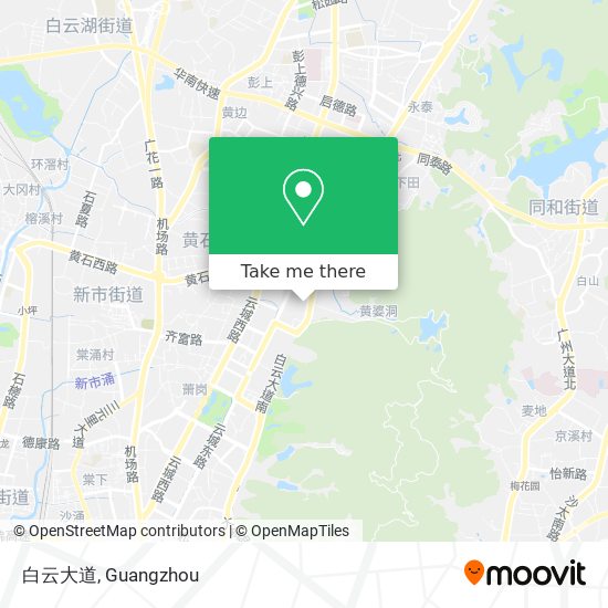白云大道 map
