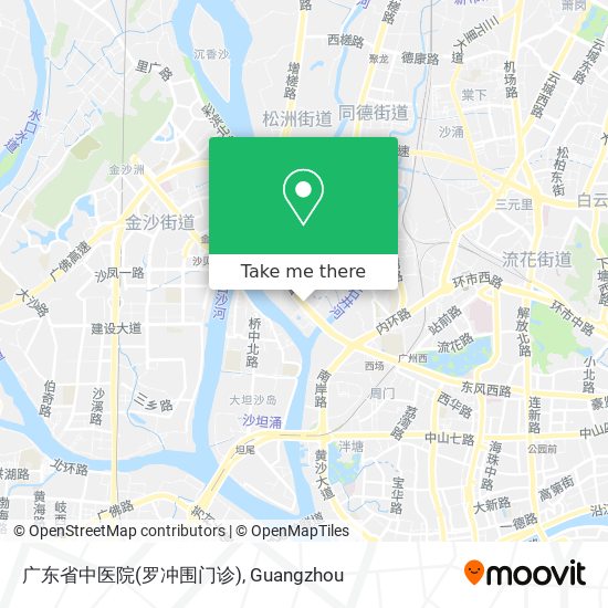 广东省中医院(罗冲围门诊) map